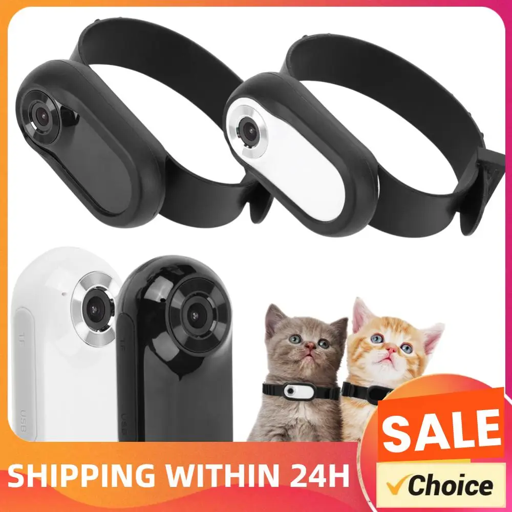 hd-1080p-ワイヤレス首輪カメラ-wifi不要-犬猫ペットカメラ-首輪ミニボディカム-ビデオ録画-32gカード付き-ペット用品
