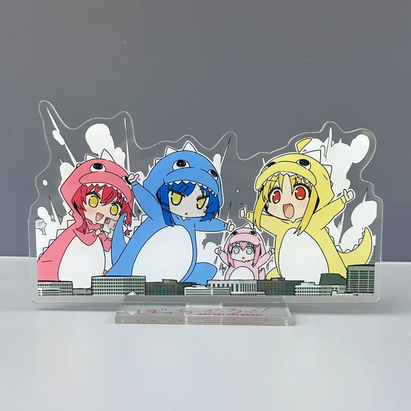 바위 보치! Gotou Hitori Standee - 귀여운 BOCCHI-chan 아크릴 책상 장식 애니메이션 상품