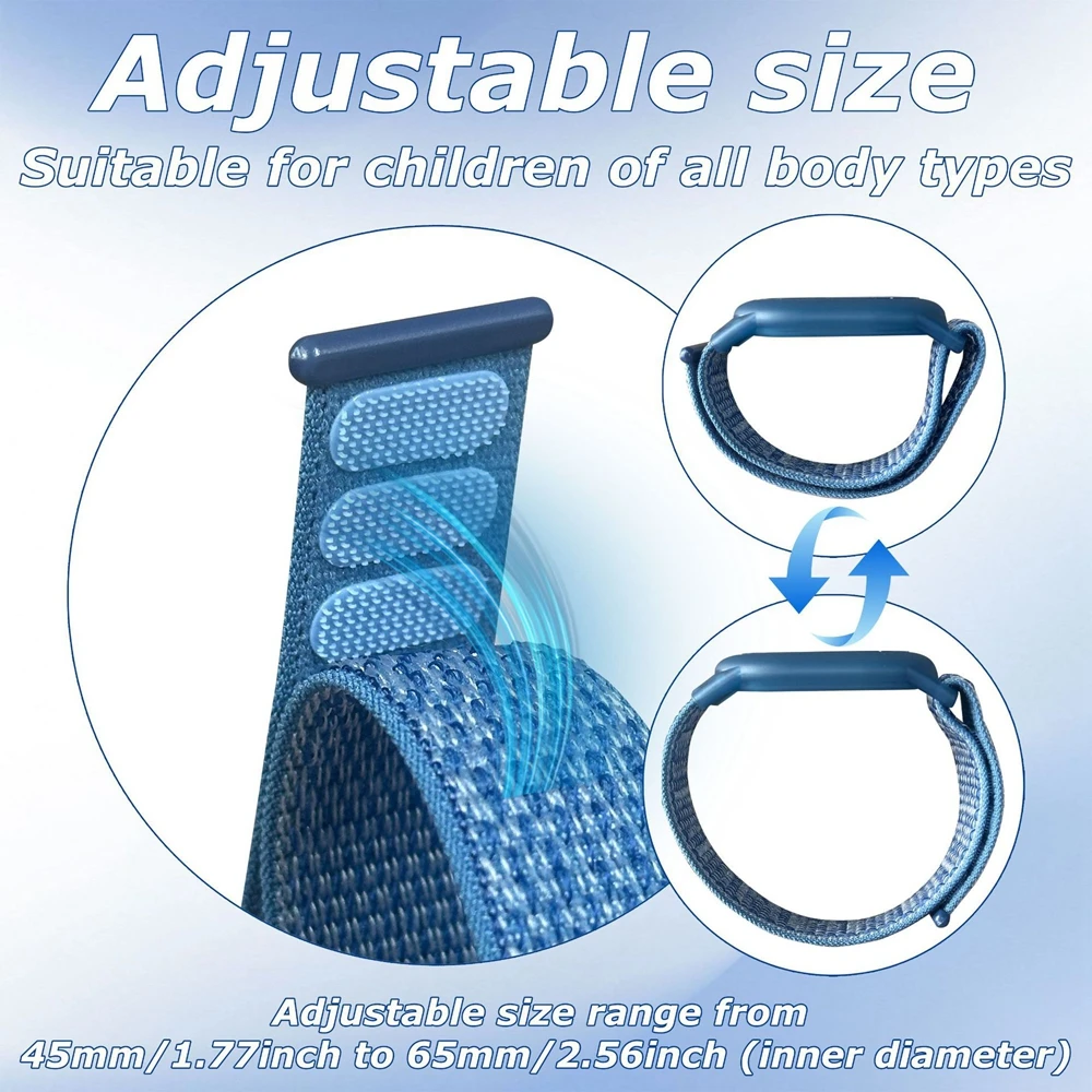 Nylon Braided Wristband Case for Xiaomi Tag Tracker Strap Kids Anti-Scratch Cover Accessories for Xiaomi Tag GPS Bracelet
