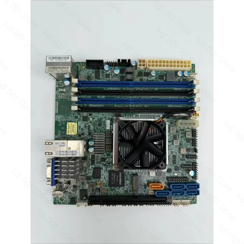 Server Motherboard D1521 Dual 10GbE LAN IPMI X10SDV-4C-TLN2F