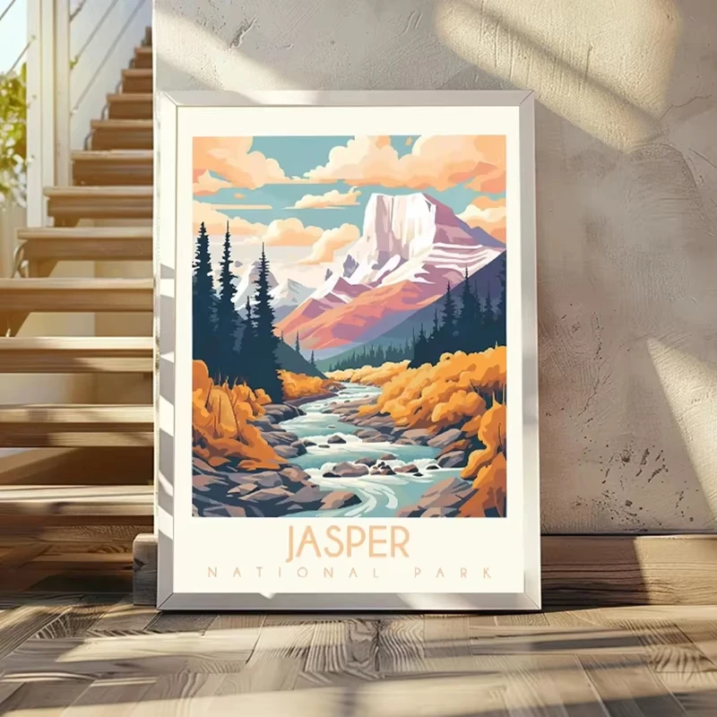 ملصق السفر الحديقة الوطنية الأمازون الغابات المطيرة الأراضي الوعرة وادي الموت قماش الطباعة صورة فنية جدارية لتزيين غرفة المنزل #3