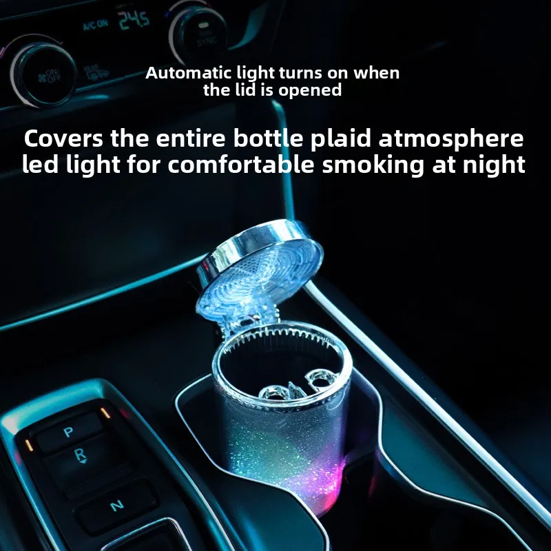 Led Car Ashtray Wit…