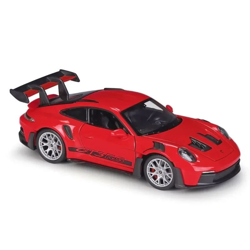 نموذج ثابت لمحاكاة السبائك للأطفال ، بورش 911GT3RS ، ألعاب زخرفية ، هدايا الأعياد ، مجموعة الأطفال