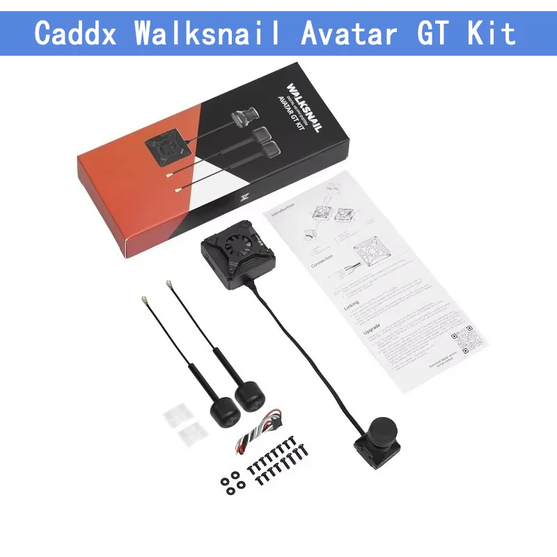 

New Walksnail Avatar GT Kit Max 2W VTX Gyroflow 100fps 1080P Dual Antenna Night Vision Starvis II Sensor For Fpv Drone Expand