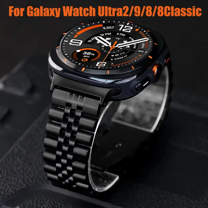 Metal Bracelet For Galaxy Watch Ultra2 47mm 2026 Wristband Business Strap For Samsung Watch 9 8 4044mm 8Classic 46mm Watchband