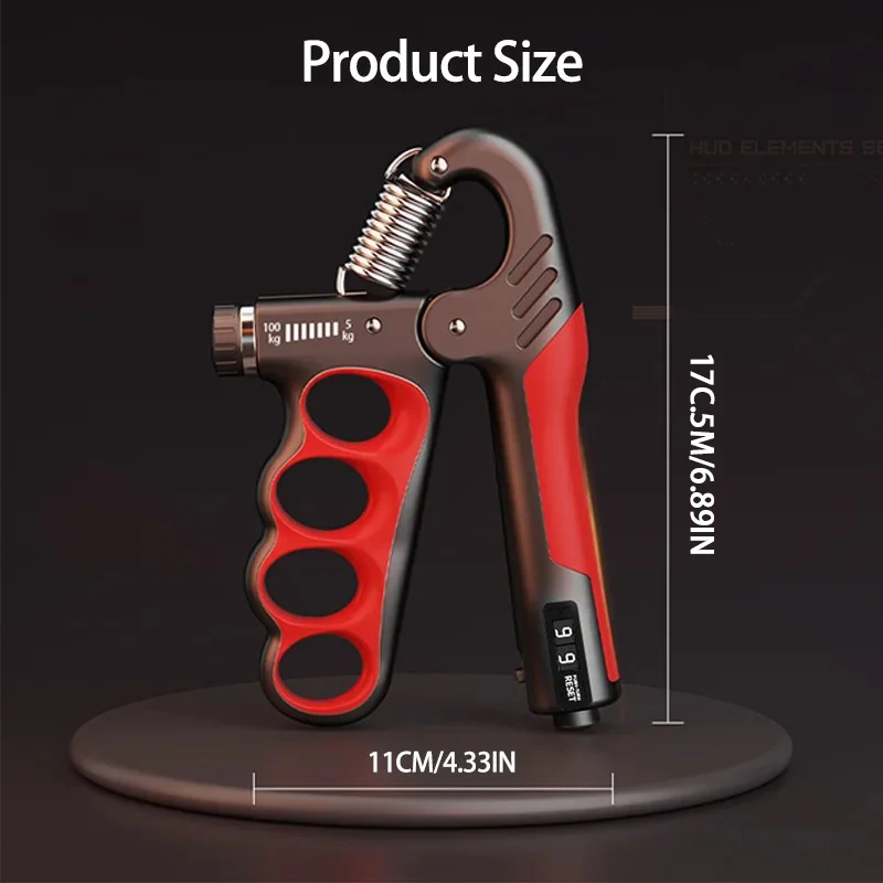 5-100Kg Hand Gripper Gym Wrist Expander Hand Strengthener Adjustable Dynamometer Hand Grip Finger Forearm Trainer Muscle Recover