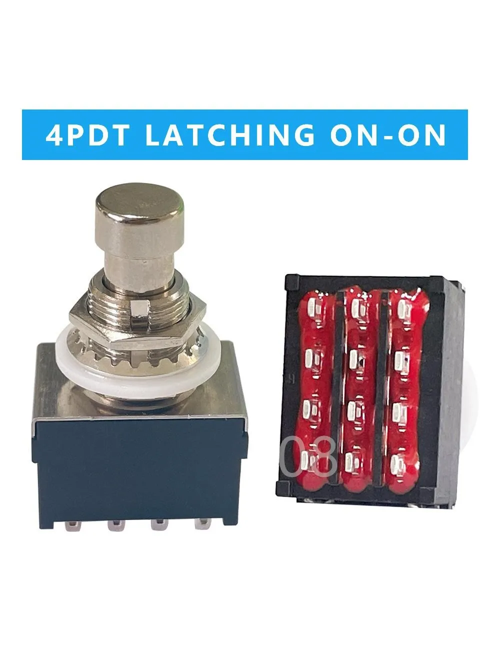 Effect Device Through Switch, Change-Over Switch, 12-Foot Foot Switch, 4PDT Environmental Protection