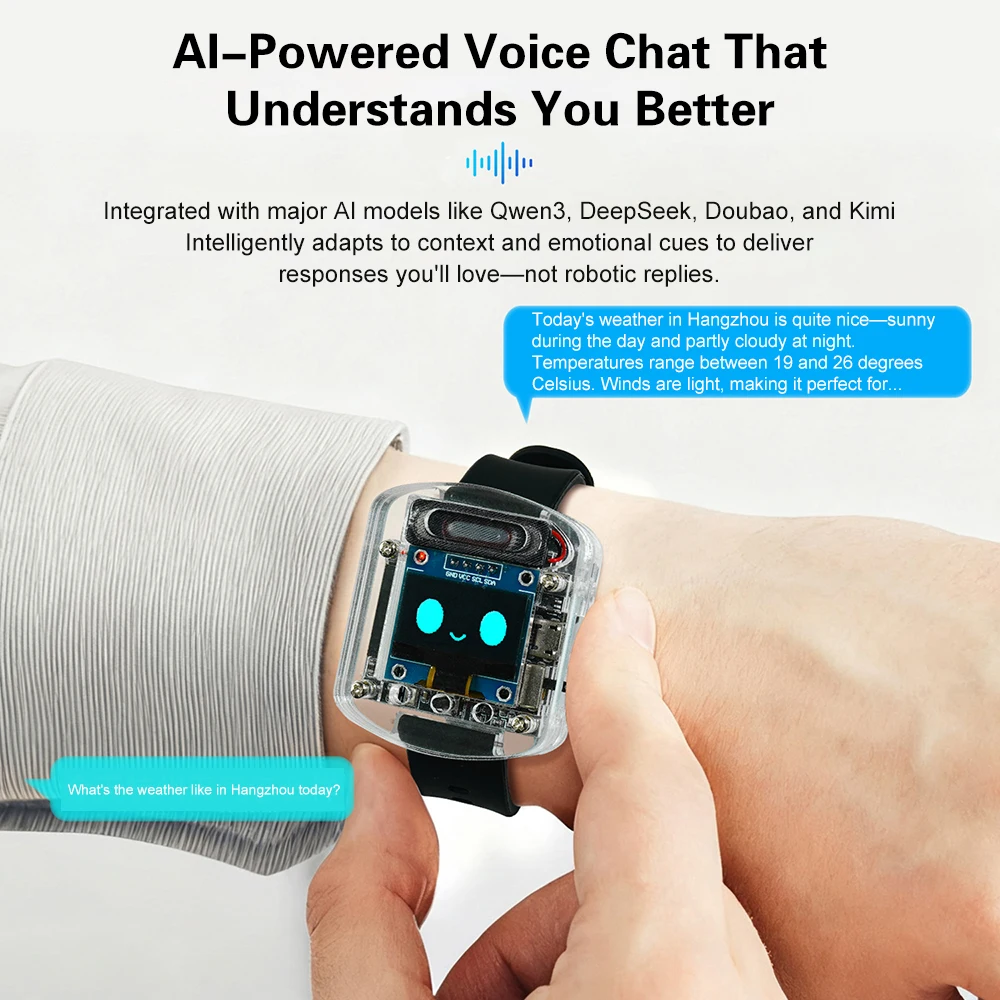 ESP32 S3 N16R8 AI Voice Watch Module with OLED
