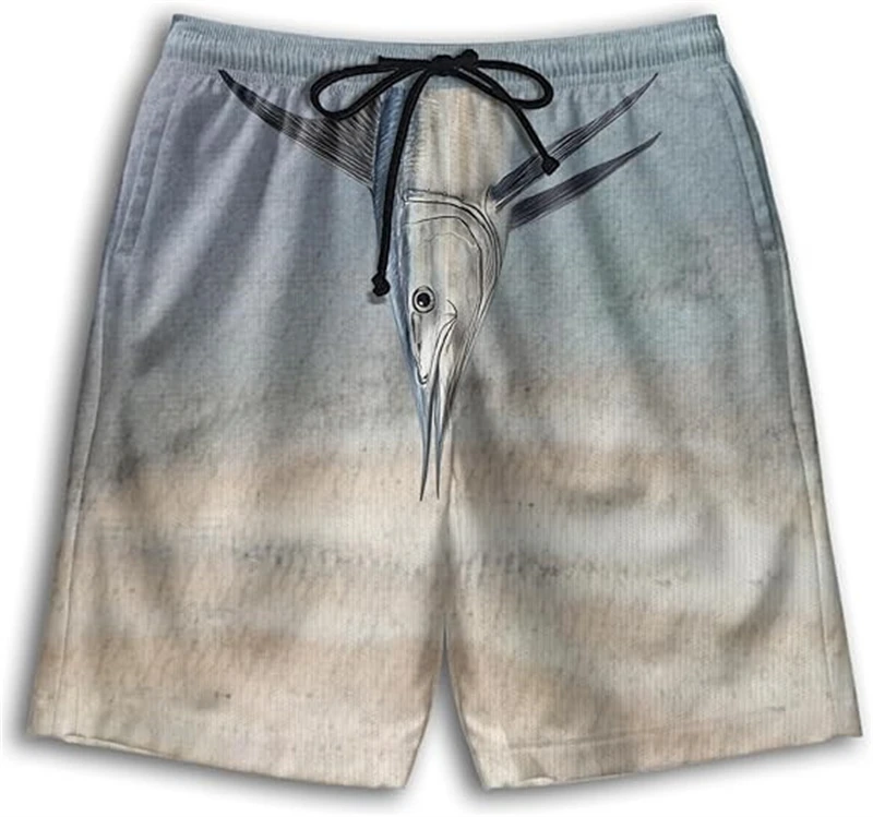 

Мужские пляжные шорты 3D Elephant, быстросохнущие плавки с забавным принтом животных, обезьян и рыб, для летнего отдыха на пляже и вечеринок у бассейна, новинка