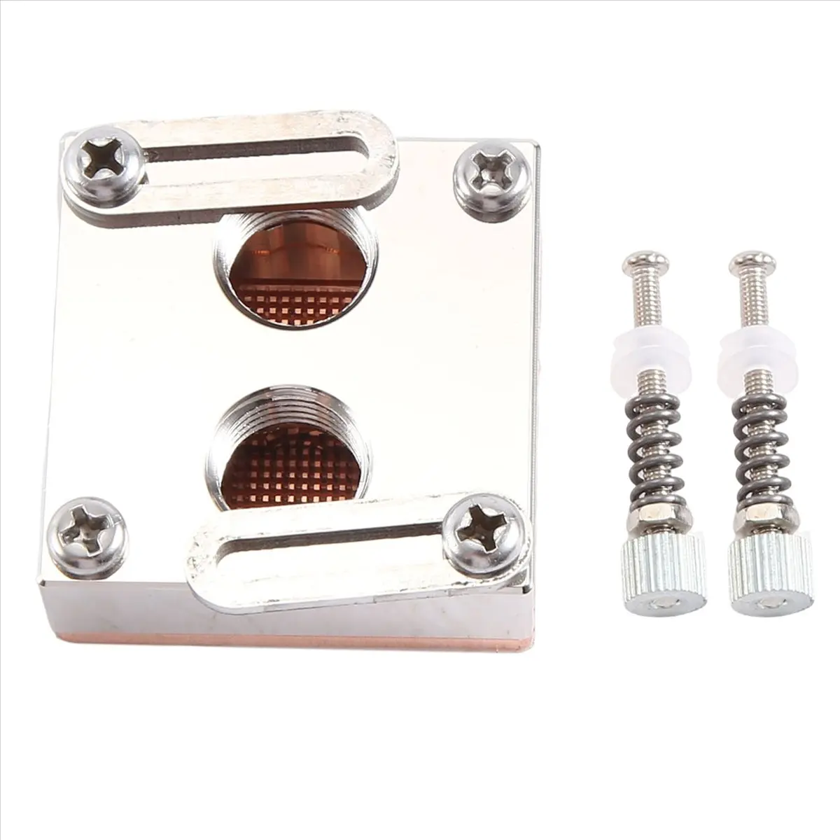 618 Mega Sale Metal Front Hole CPU Water Cooling Block Cooler South Bridge Northbridge Block for Computer CPU Block