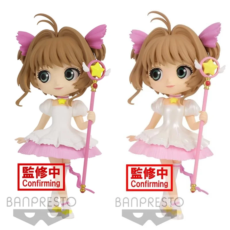 BANPRESTO Anime Original Qposket Cardcaptor Sakura Model Kinomoto Sakura Action Figure Toys For Kids Gift Collectible Model