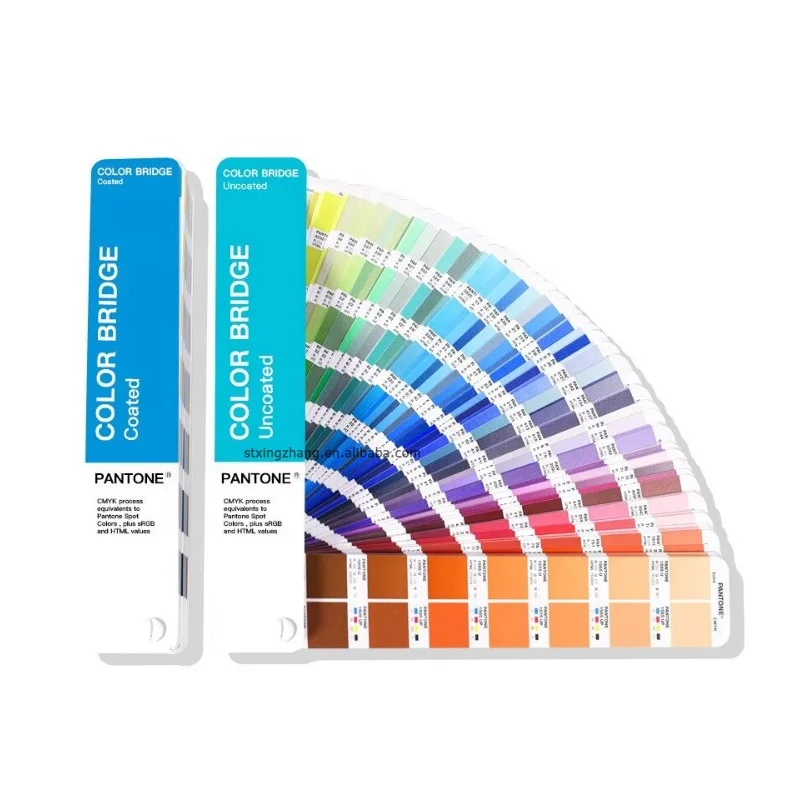 

PANTONE Color Card Colour Color Chart GP6102A Color Bridge Guide Set Coated Uncoated Book