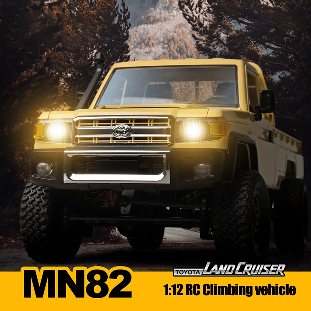 MN MODEL RCピックアップカー MN82 1/12スケール クライミングオフロード車 2.4G四輪駆動シミュレーション 男の子 大人向けギフト