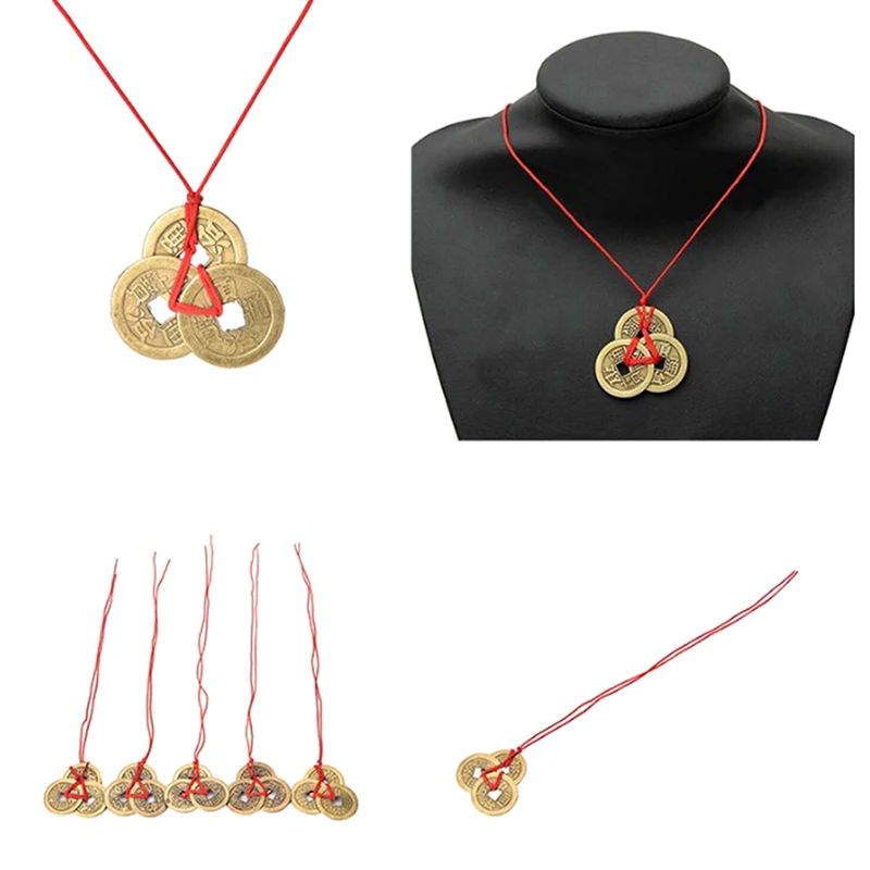 عملات صينية من فنغ شوي للثروة والنجاح ، إباطرة شرقية محظوظة تشينغ ، دلاية نقود عتيقة ، هدايا أفضل الأماني ، 2