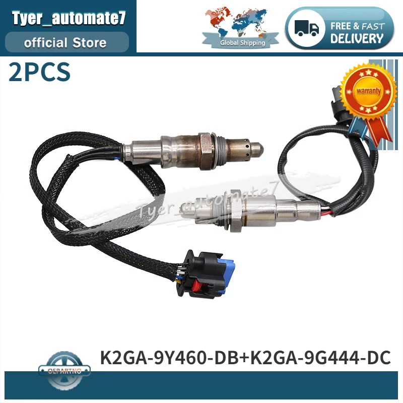 

2Pcs K2GA-9Y460-DB K2GA-9G444-DC Oxygen Lambda O2 Sensor K2GZ-9F472-B K2GZ-9G444-D For 2021-2024 FORD EDGE 2.0L