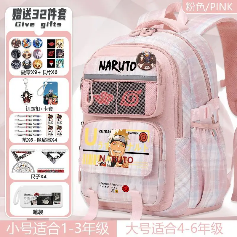 

Naruto New Cartoon Student Schoolbag Stain-Resistant Waterproof Leisure Lightweight Cute Large Capacity Backpack