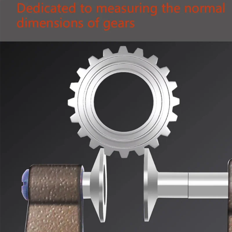 Gear Public Normal Micrometer 0-25mm/25-50mm High-Precision Butterfly Disk Outer Diameter Micrometer Paper Thickness Measurement