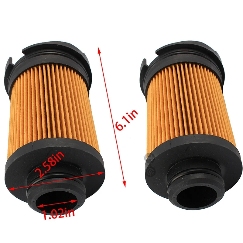 A03F 2Pcs Oil Filter Replacement for Briggs & Stratton Lawnmower 595930 49E877-0008-G1, Rubber+Paper