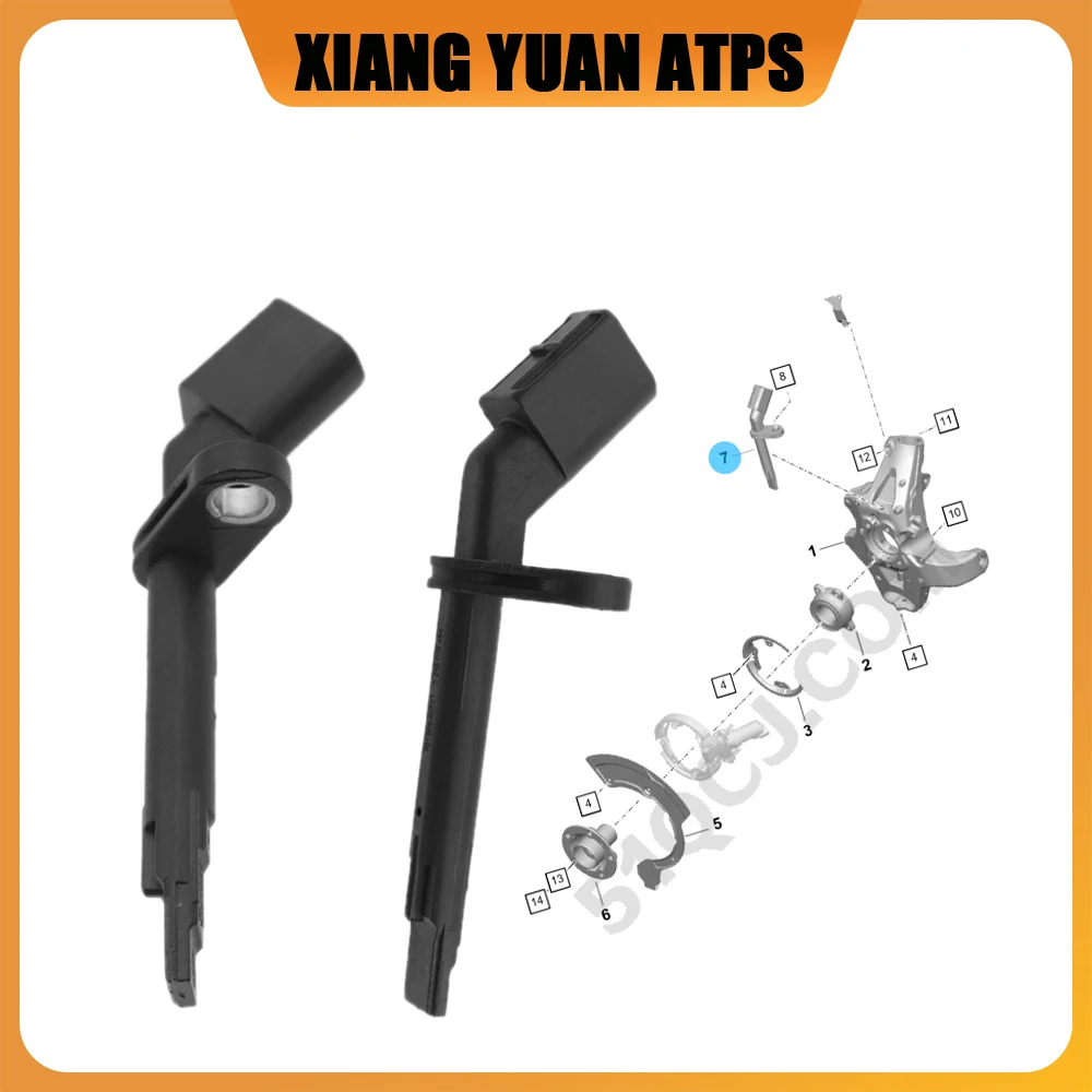 2pcs 99160640701 Automobile ABS Wheel Speed Sensor For Porsche 911 Cayman Boxster car accessories