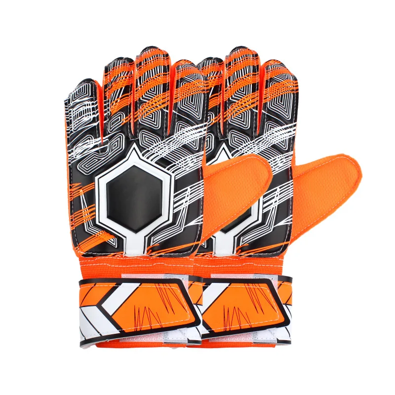 Football goalkeeper gloves suitable for children, boys, and teenagers. Wear resistant gloves for football goalkeeper training