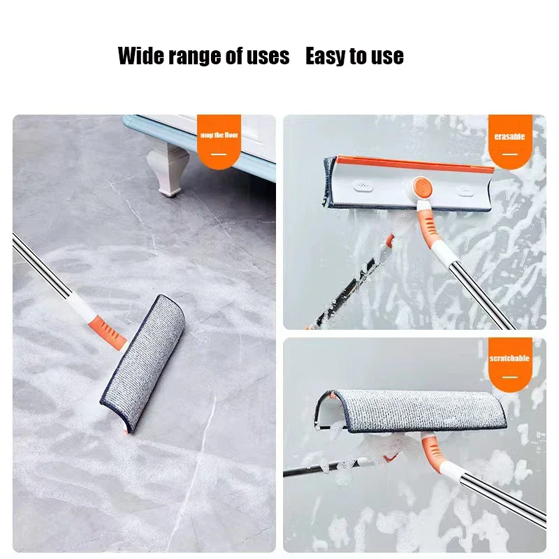 Window Clean Brush Squeegee Mop Soft Microfiber Glass Scraper Telescopic Multi-function Cleaner Cleaning Dust Household Supplies