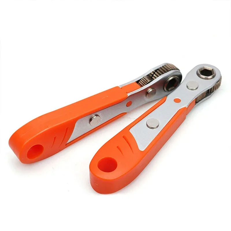 

Mini Ratchet Wrench Screwdriver 1/4 Hex Adjustable Quick Release Socket Handle Repair Hand Tool For Car Repair Close Quarters