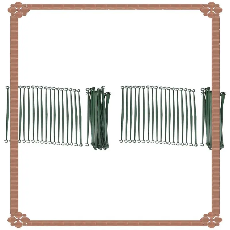 

24-Hour Delivery 72PCS Stake Arms For Tomato Cage 11.8 Inch Plastic Expandable Plant Supports Trellis Connectors For Climbing Pl