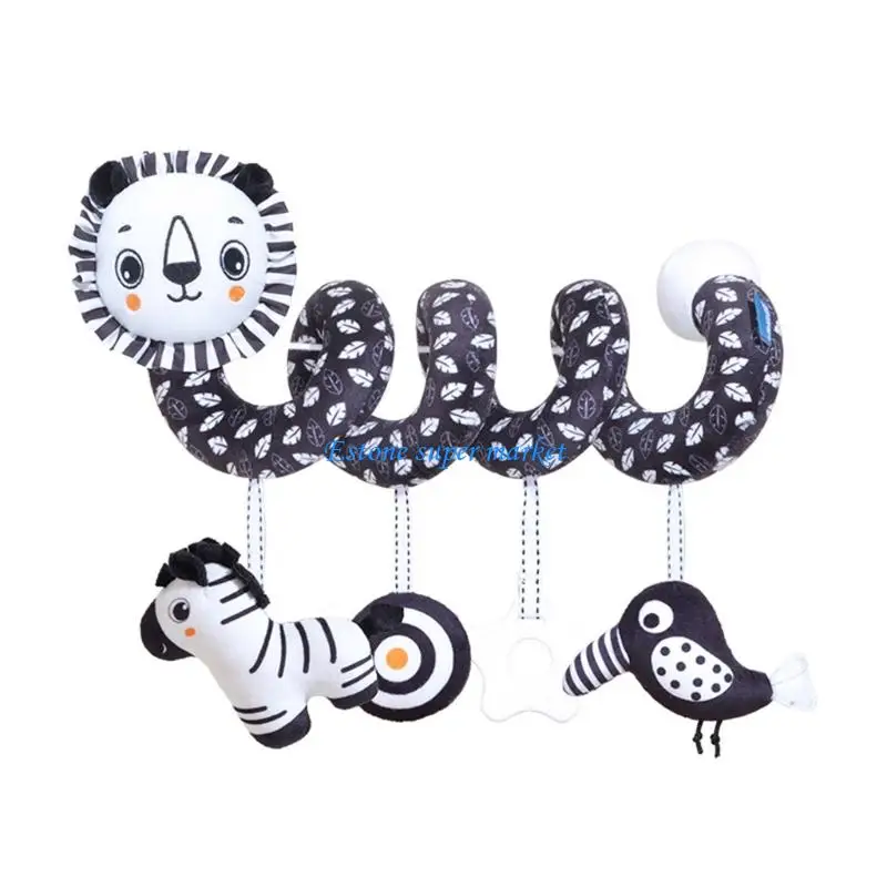 090B Interactive Baby Hand Grasp Training Crib Mobile Soothing Rattle Hanging Toy