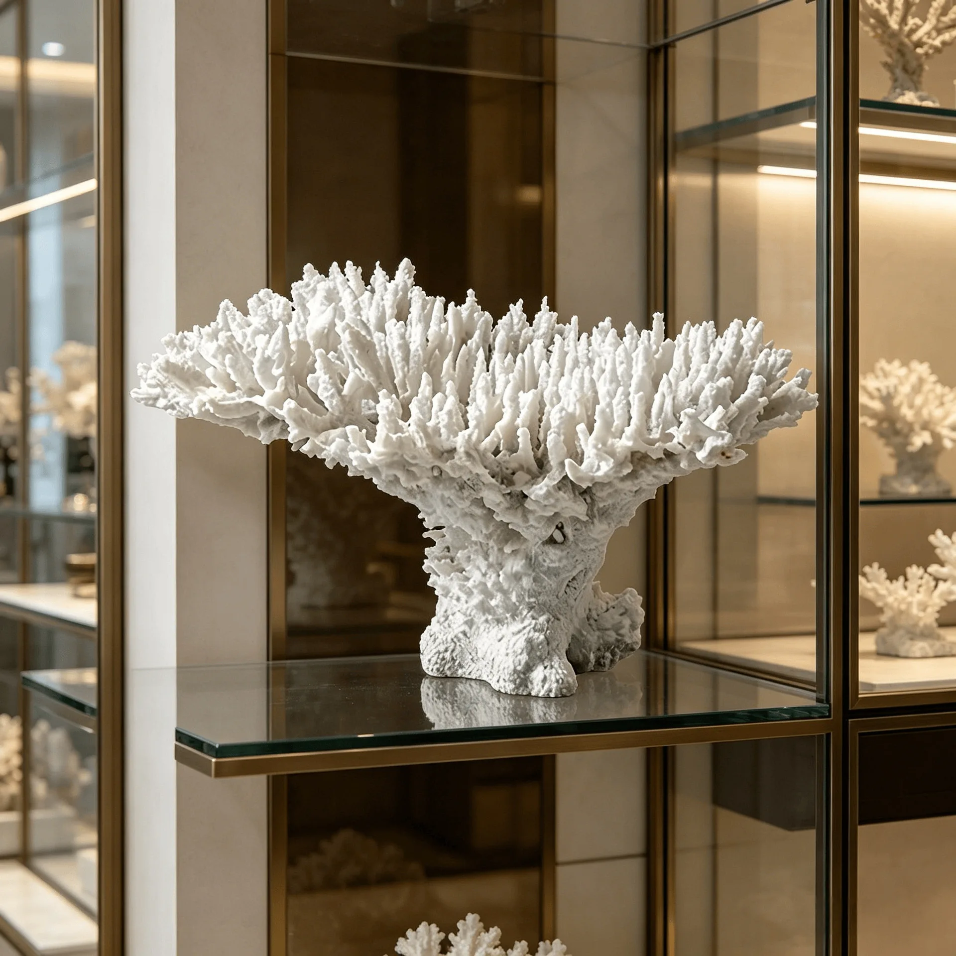 Resin Simulation Coral Tree Ornament Home Modern Nordic Light Luxury Home Model Room Hotel Homestay Premium Ornament