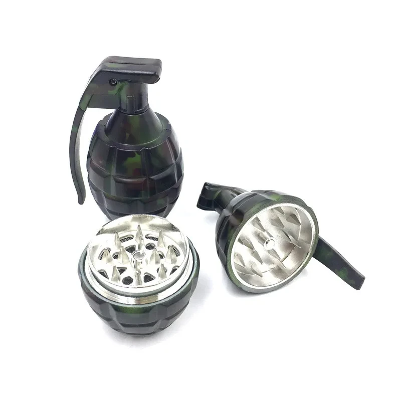 NEW Herbal Grinder Zinc Alloy Herb Grinder Tobacco Smoke Spice 3 Lays Spices Grinders Tools  Smoking Accessories