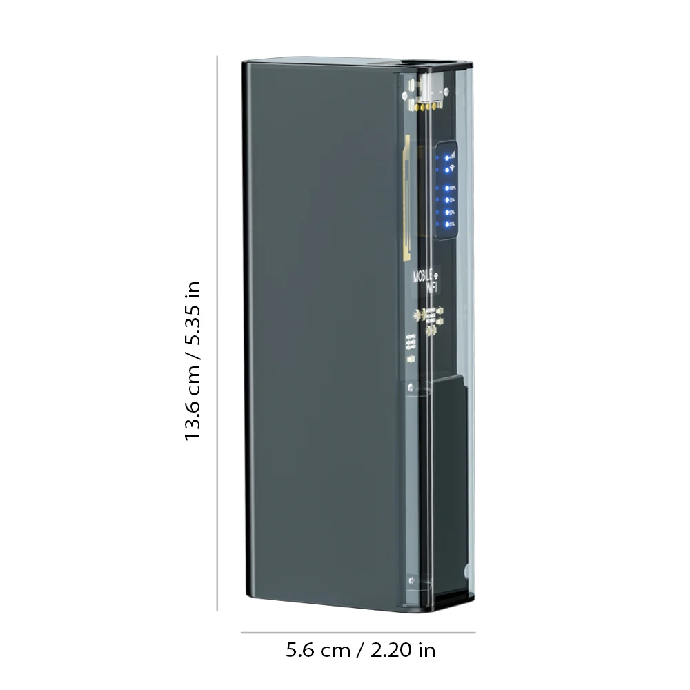 Router WiFi mobile 4G TIANJIE MF310, router Wi-Fi 6 LTE, rete ad alta velocità dual band 2.4G e 5G, router tascabile con batteria da 10000 mAh