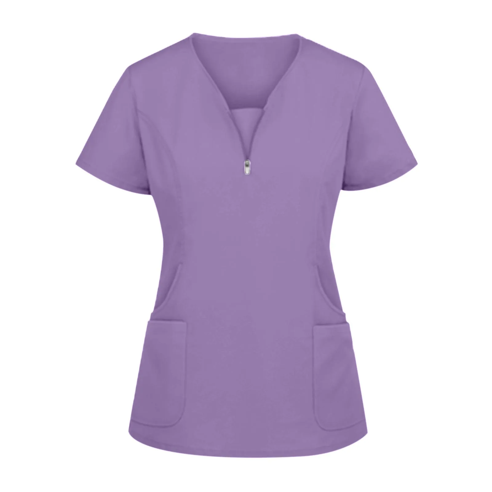 Uniforme medica infermiera donna scrub top manica corta tasca lavoratori uniforme da lavoro pullover infermieri scrub accessori