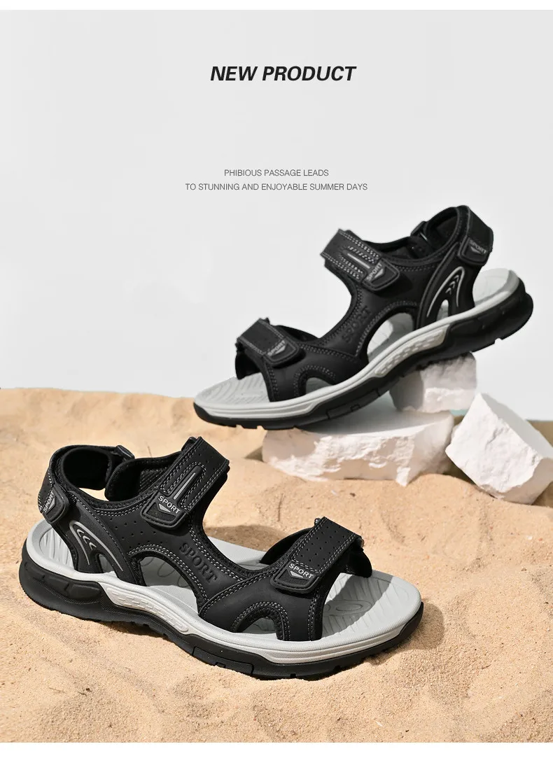 Sommer Herren-Sandalen Lässige Bequeme Sandalen 2025 Neue Designer-Sneaker Leichte Outdoor-Sandalen Strandsandalen Herrenschuhe – Detail 5