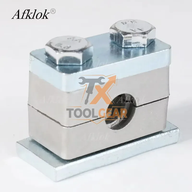 2026hotsale* Customizable 6MM-42MM Pipe Clamp Industrial Grade Single/Double Hole Heavy Aluminum Pipe Clamps Assembly