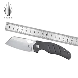 Kizer Pocket Folding Knife Mini C01C V3488BC1/V3488BC2 Designed by Sheepdog New Richlite/Aluminium Handle Tactical Knives