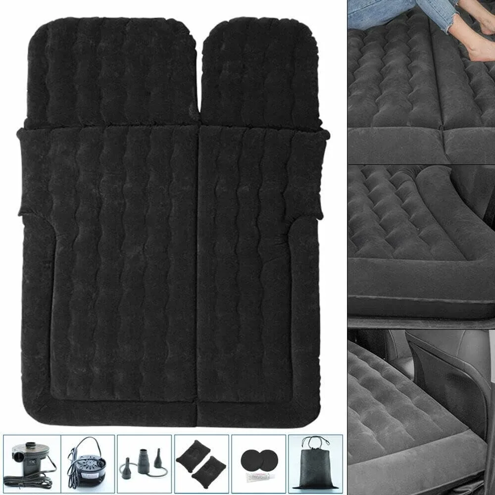 Car Inflatable Bed Double Portable Car Mattress SUV Air Cushion Sleeping Mattress Fast Inflation and Emptying