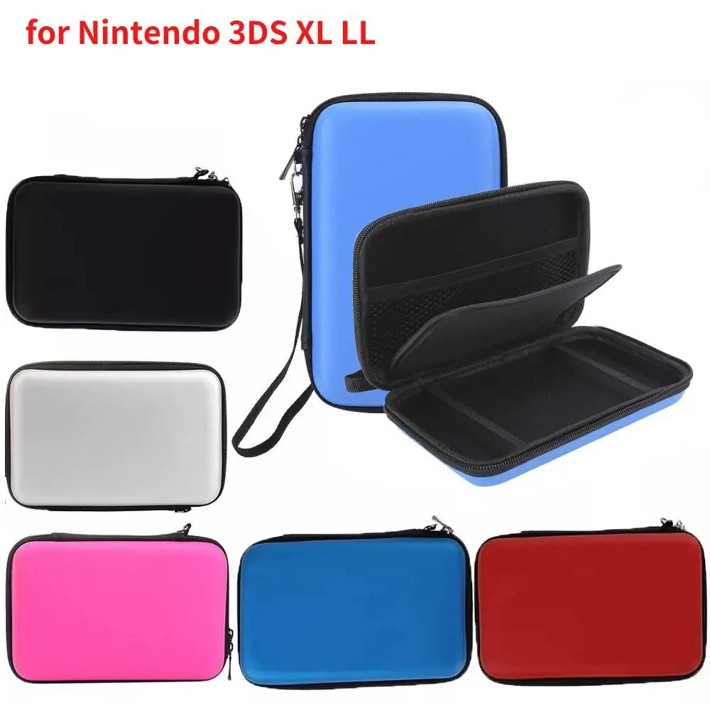 EVA Skin Carry Hard Case Tasche Tasche für Nintendo 3DS XL LL mit Riemen Funktionen eines langlebigen Rundum-Reißverschlusses Kompatibel mit 3DS XL LL