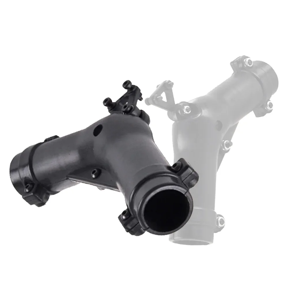 プラスチックテールパイプ、テールウェーブボックス、白いファン歯 -18 * 23 * 8mm、500 レベルのリモコンヘリコプター用の組み立て部品