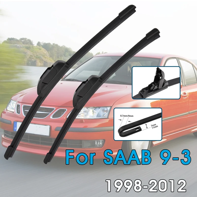 

Автомобильные щетки стеклоочистителя для SAAB 9-3 Hatchback MK1 Wagon MK2 MK3 1998-2012, лобовое стекло, щетки переднего окна, автомобильные аксессуары