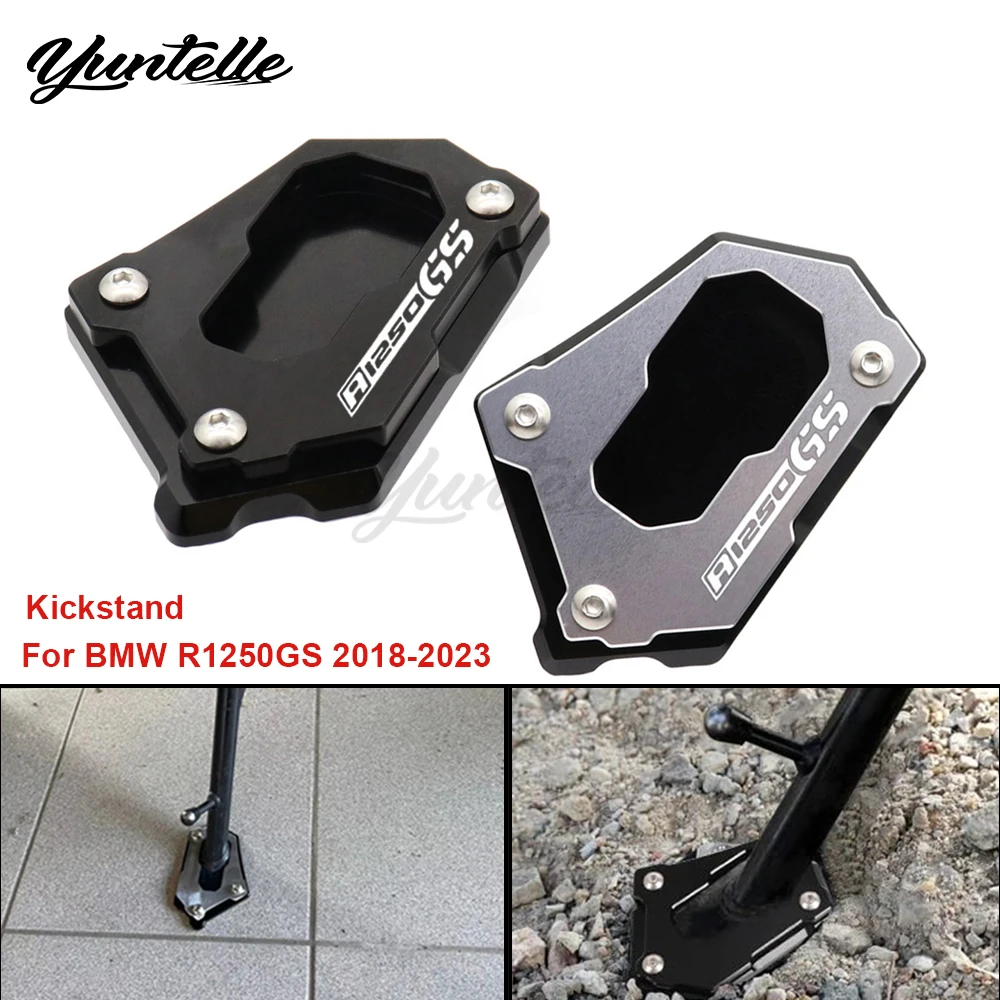 

Kickstand For BMW R1250GS R 1250 GS Rallye Adventure 2018-2023 Motorcycle Accessories Foot Side Stand Enlarge Support R1250 GS