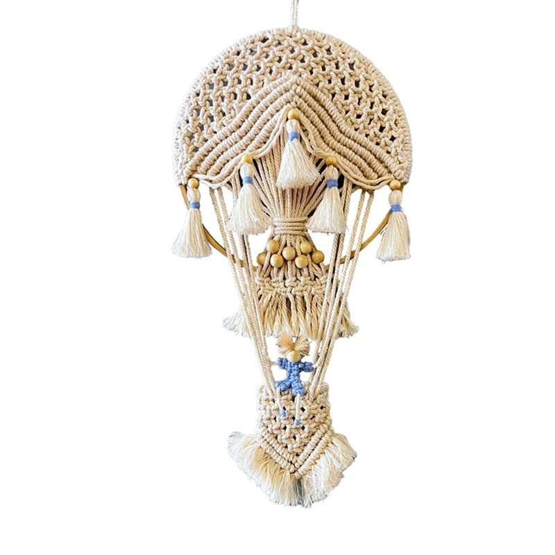 

Новый настенный подвесной гобелен с воздушным шаром ручной работы, Настенный декор, богемный домашний декор, фон для комнаты