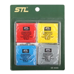 4 Color Plasticity Rubber Soft Art Eraser Wipe highlight Kneaded Rubber For Art Pianting Design Sketch Eraser Stationery