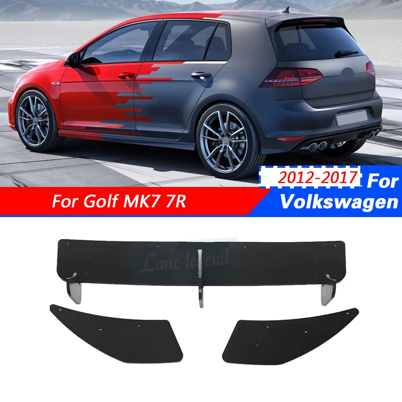 

Factory supply Rear Splitter Diffuser For VW Golf MK7 7R 2012-2017 Rear Bumper Lip Splitter Lip Body kits Auto Parts