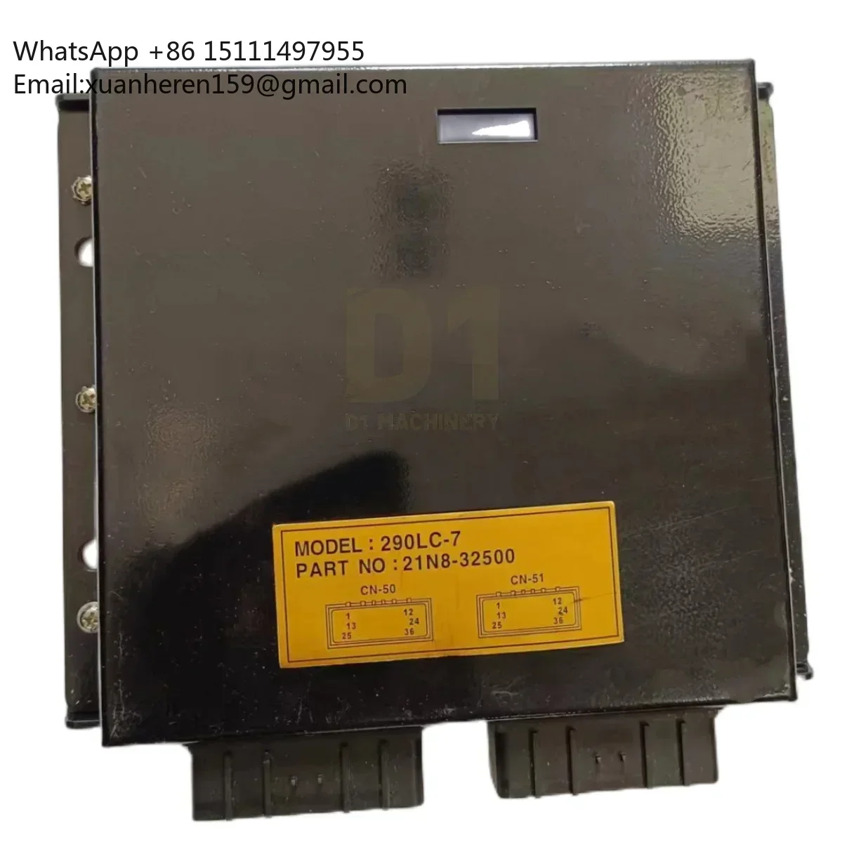 Excavator Machine ECU 21N8-32500 Controller R290LC-7 Engine Controller Computer Board  VECU