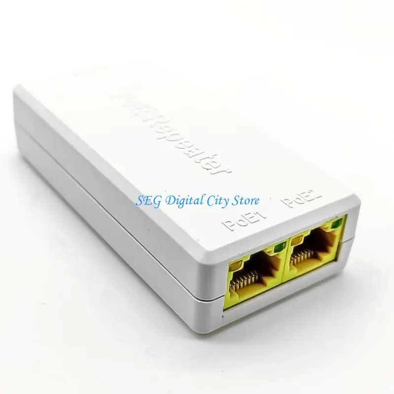 U75B Two Port PoE Extender 100M Ranges Fast Speed Networking Relays for Camera and Wireless