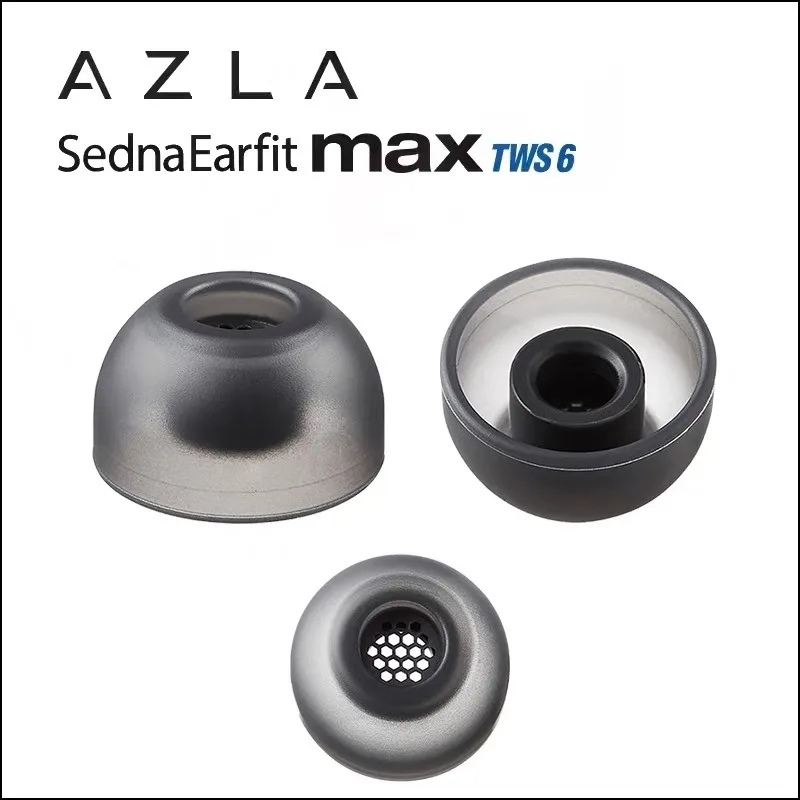 

Амбушюры AZLA SednaEarfit Max TWS6, медицинские Силиконовые амбушюры для Gemini Sennheiser MTW4, широкие звуковые антиаллергенные фильтры