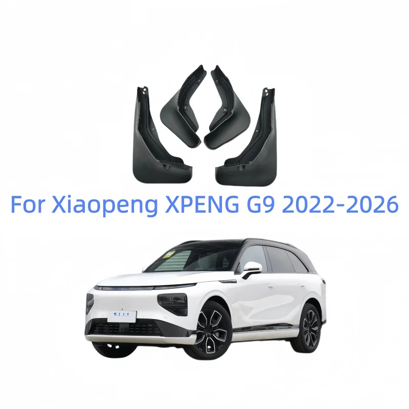 For Xiaopeng XPENG G9 2022-2026 Mud Flaps Splash Guards Custom Fit OEM Style Rubber Mudguard Fender Liner Front Rear Wheel Arch