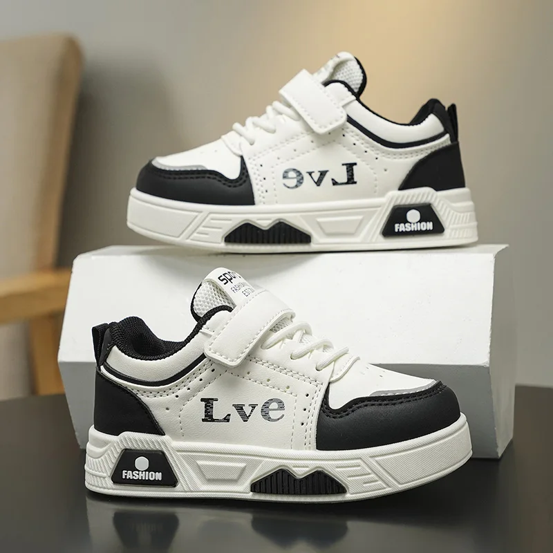 

Обувь для мальчиков. Осень 20220. Новый стиль. Детская кожаная спортивная обувь на мягкой подошве, студенческие низкие туфли для мальчиков Zhongda Tong.