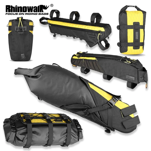 Rhinowalk bicicleta equipo de ciclismo de larga distancia elija las bolsas de sillín bolsas de manillar bolsas de marco que necesitas la serie Wilderness no un juego