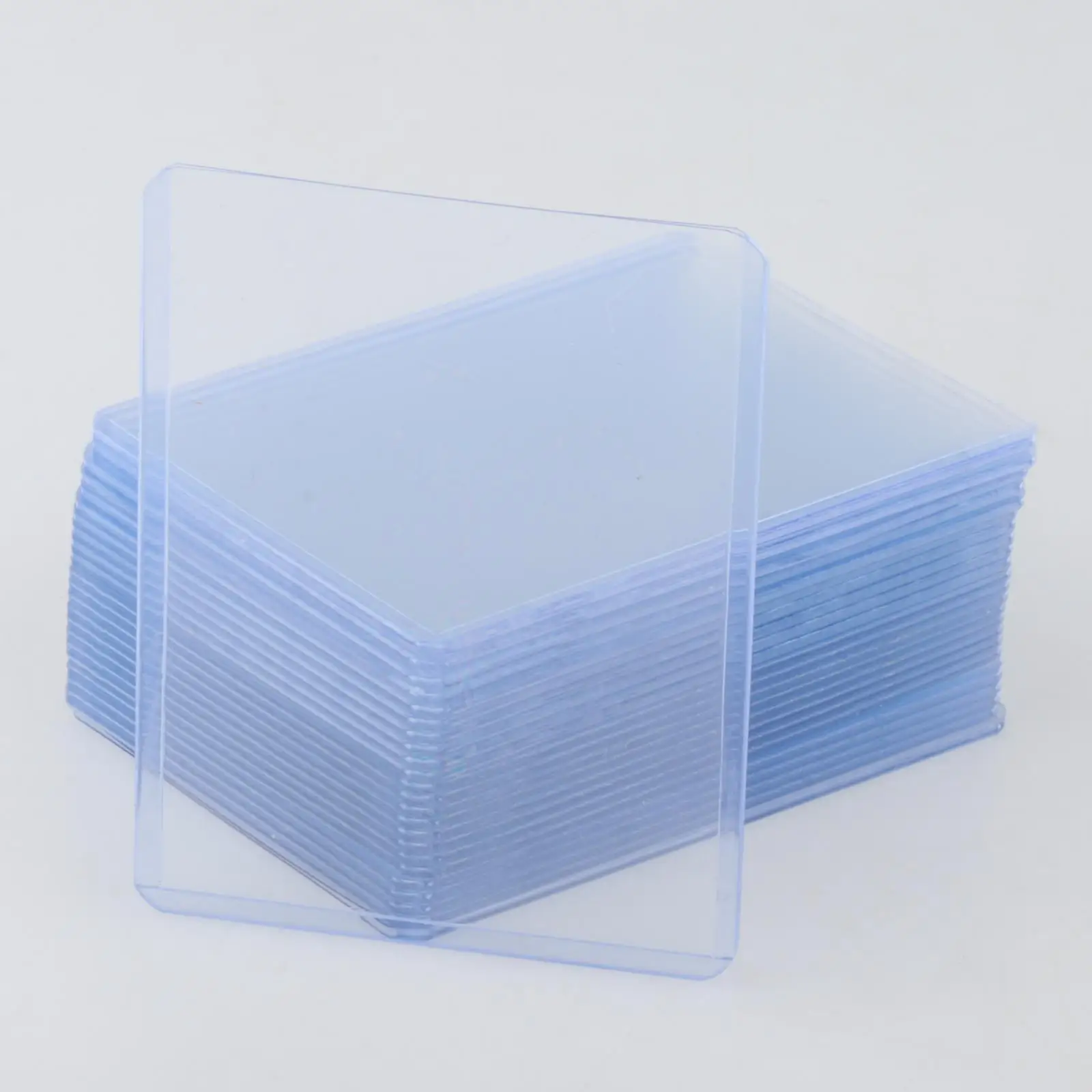 25x Clear Card Sleeves Portable for Gaming Cards Golf Hockey